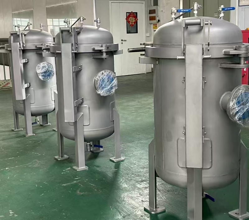 抱箍翻盖式袋式过滤器